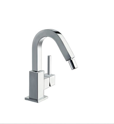Quarzo - Monocomando bidet leva laterale con scarico a pressione