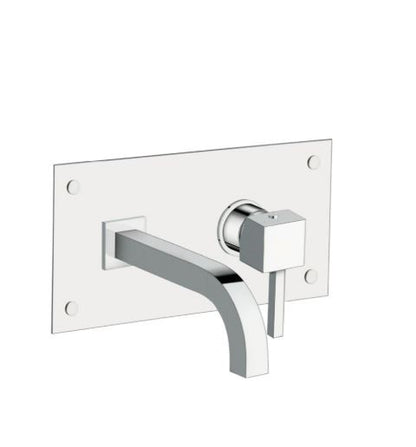 Quarzo - Monocomando lavabo da incasso con scarico a pressione