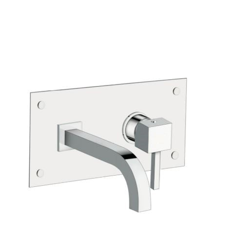 Quarzo - Monocomando lavabo da incasso con scarico a pressione