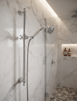 Shower & Wellness - Saliscendi Iris con varie rifiniture