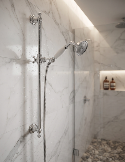 Shower & Wellness - Saliscendi Iris con varie rifiniture