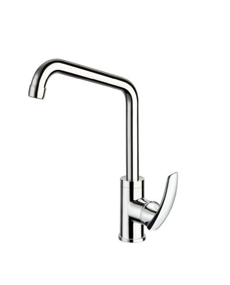 Smart - Monocomando lavello leva laterale canna a "L"
