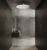 Shower & Wellness - Soffione anticalcare in acciaio di varie misure e rifiniture