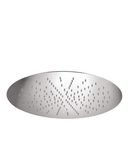 Shower & Wellness - Soffione a soffitto ispezionabile Skyplanet tondo di diametro Ø440, sistema di montaggio con molle aisi 316