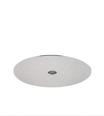 Shower & Wellness - Soffione a soffitto ispezionabile Skyplanet laminar tondo di diametro Ø340, pioggia, getto laminare, sistema di montaggio con molle