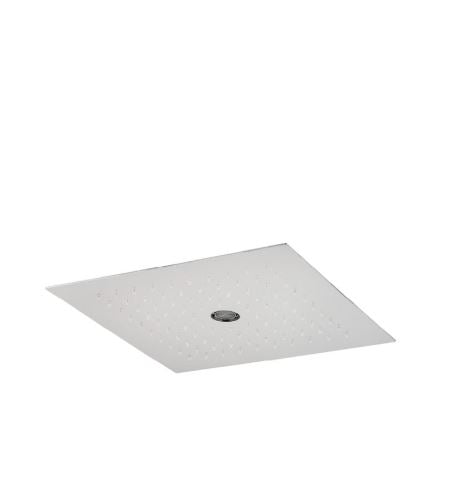 Shower & Wellness - Soffione a soffitto ispezionabile Skyplanet laminar quadro 340x340, pioggia, getto laminare, sistema di montaggio con molle