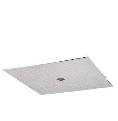 Shower & Wellness - Soffione a soffitto ispezionabile Skyplanet laminar quadro 440x440, pioggia, getto laminare, sistema di montaggio con molle