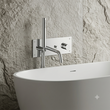 Amalia – Monocomando vasca da incasso con duplex e varie rifiniture