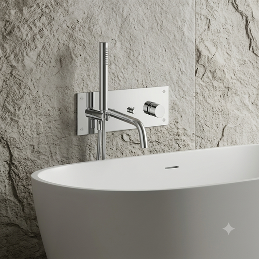 Amalia – Monocomando vasca da incasso con duplex e varie rifiniture