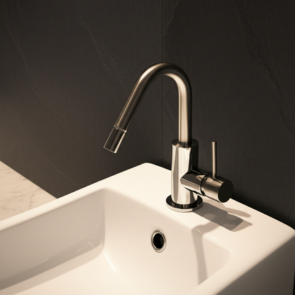 Amalia – Monocomando bidet leva laterale senza scarico con varie rifiniture