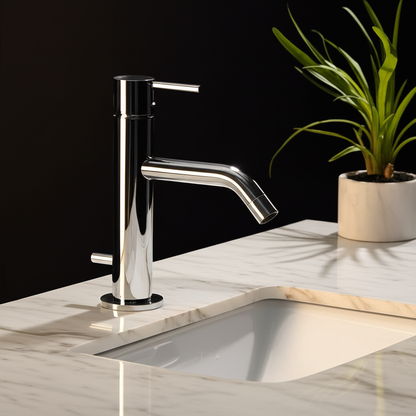 Amalia – Monocomando lavabo con scarico e varie rifiniture