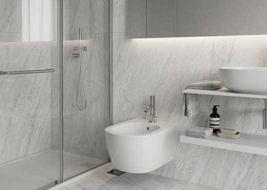 Amalia – Monocomando bidet con scarico e varie rifiniture