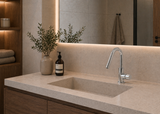 Amalia – Monocomando lavabo leva laterale senza scarico e varie rifiniture